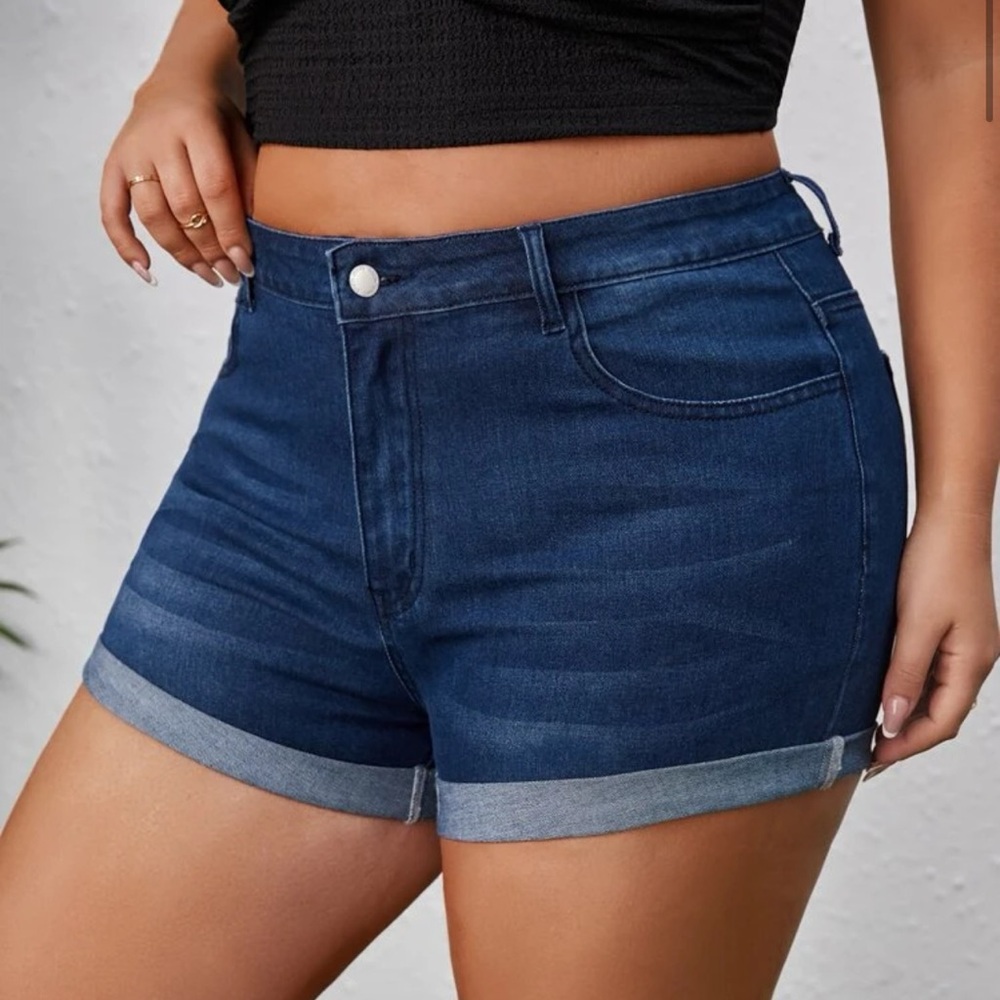 Denim Shorts, Short, Stretch 1XL